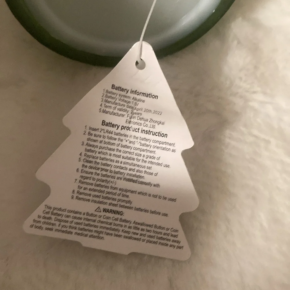 Target BP 2 Lit Frosted GLASS Trees in Green